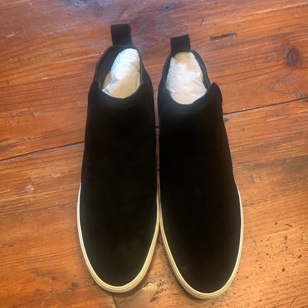 Dolce Vita Black Suede Sneakers